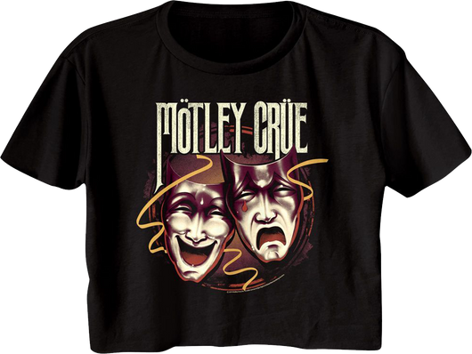 Ladies Theatre of Pain Motley Crue Crop Top - main product image