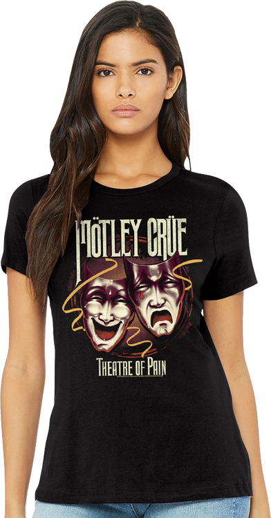 Womens Theatre of Pain Motley Crue Shirt - main product image