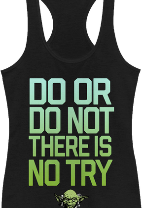 Ladies There Is No Try Star Wars Tank Top