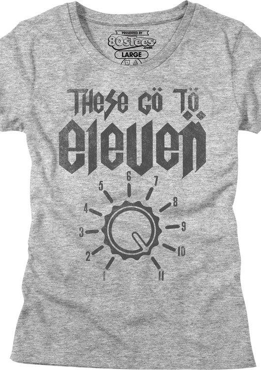 Womens These Go To Eleven Spinal Tap Shirt - main product image