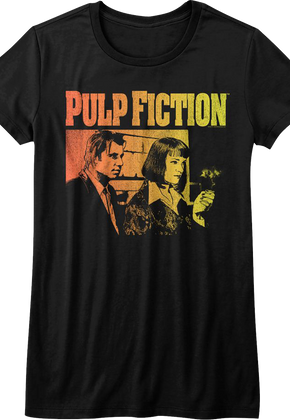 Ladies Vincent Vega And Mia Wallace Pulp Fiction Shirt