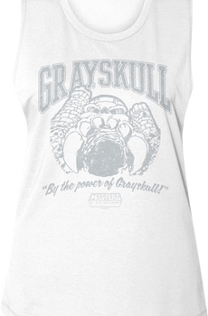 Ladies Vintage Grayskull Masters of the Universe Muscle Tank Top