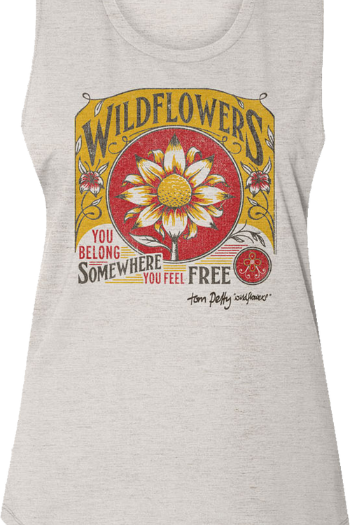 Ladies Wildflowers Tom Petty Sleeveless Shirtmain product image