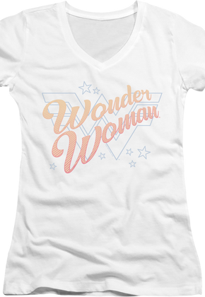 Ladies Wonder Woman DC Comics V-Neck Shirt