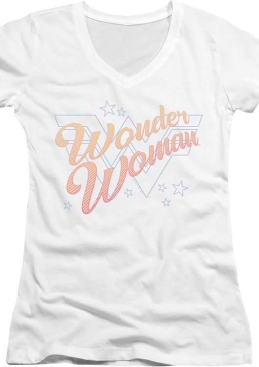 Ladies Wonder Woman DC Comics V-Neck Shirt - main product image