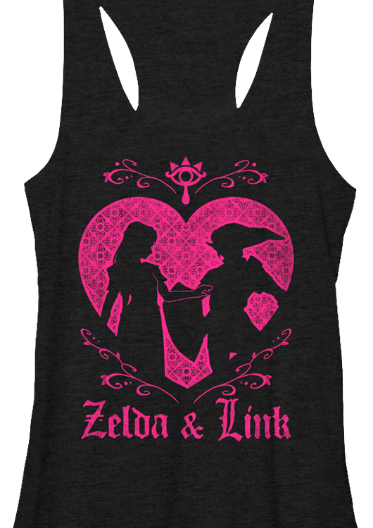 Ladies Zelda and Link Tank Top - main product image
