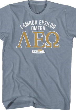 Lambda Epsilon Omega Logo Old School T-Shirt
