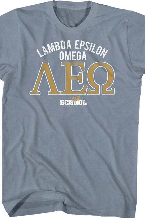 Lambda Epsilon Omega Logo Old School T-Shirtmain product image