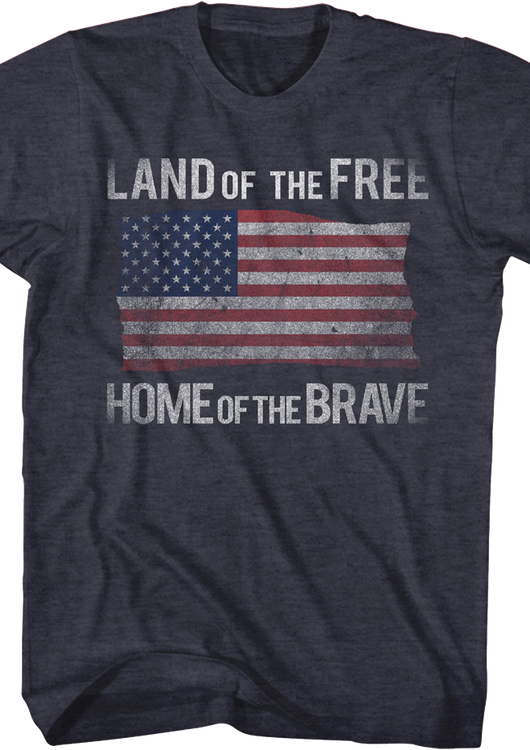 Land Of The Free Home Of The Brave T-Shirt - main product image