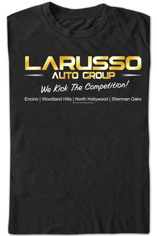 LaRusso Auto Group Logo Cobra Kai T-Shirtmain product image