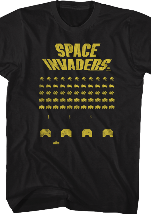 Laser Cannon Space Invaders T-Shirt - main product image