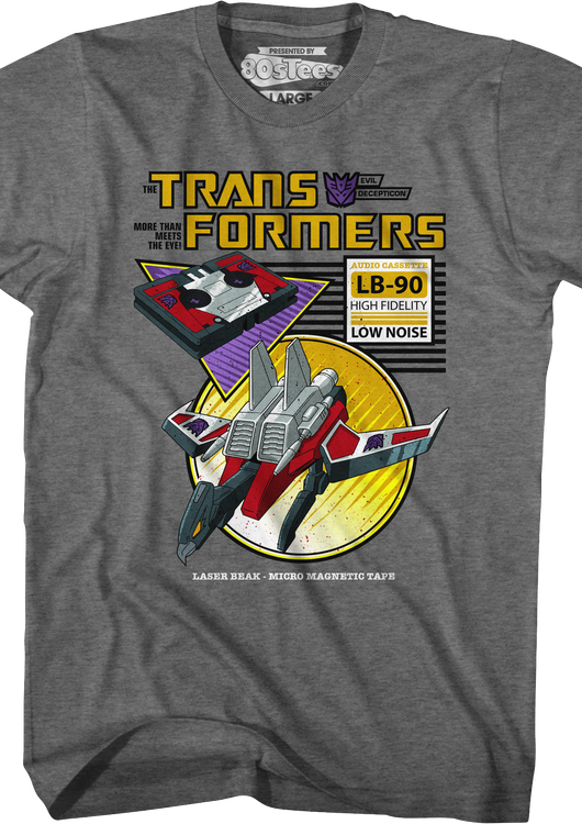 Laserbeak Cassette Transformers T-Shirt - main product image