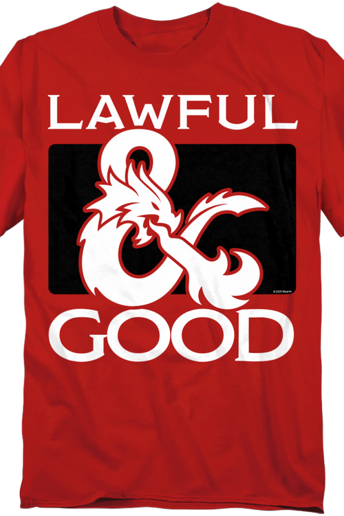 Lawful Good Dungeons & Dragons T-Shirtmain product image