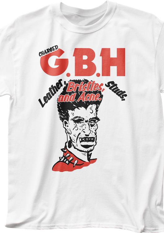 Leather Bristles Studs And Acne Charged GBH T-Shirt - main product image