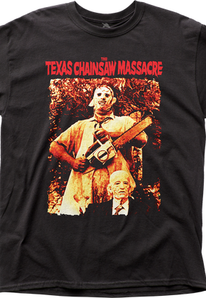 Leatherface and Grandpa Texas Chainsaw Massacre T-Shirt