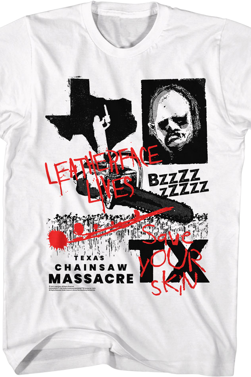 Leatherface Lives Texas Chainsaw Massacre T-Shirtmain product image