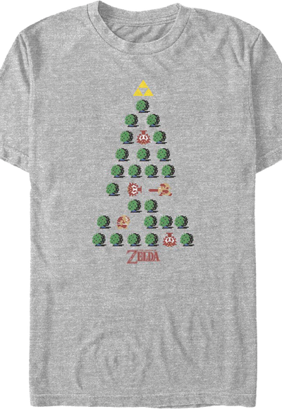 Legend of Zelda Christmas Tree Nintendo T-Shirt