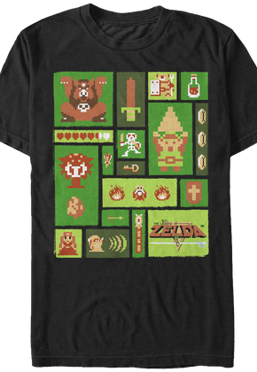 Legend of Zelda Collage T-Shirt