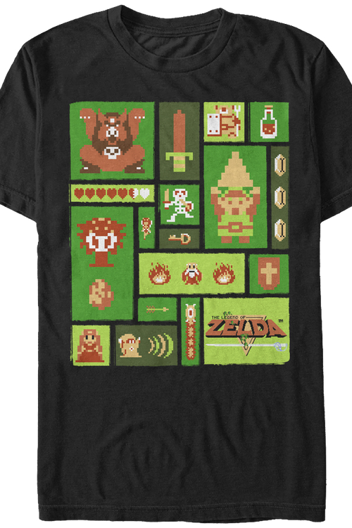 Legend of Zelda Collage T-Shirtmain product image