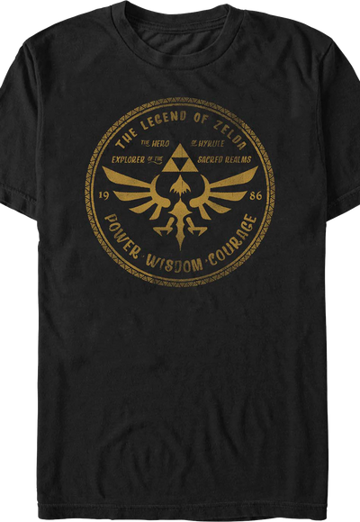 Legend Of Zelda Crest Nintendo T-Shirt