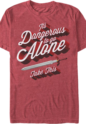 Legend Of Zelda It's Dangerous To Go Alone Take This Nintendo T-Shirt