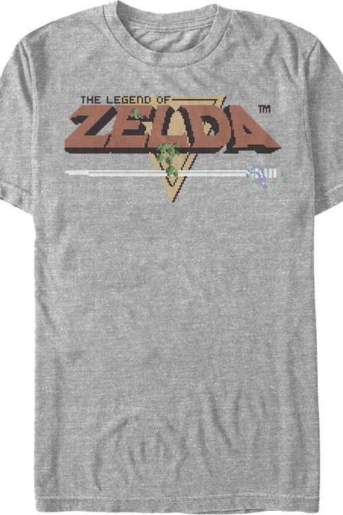 Legend of Zelda Start Screen Nintendo T-Shirt - main product image