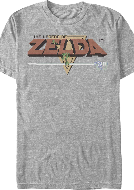 Legend of Zelda Start Screen Nintendo T-Shirt - main product image