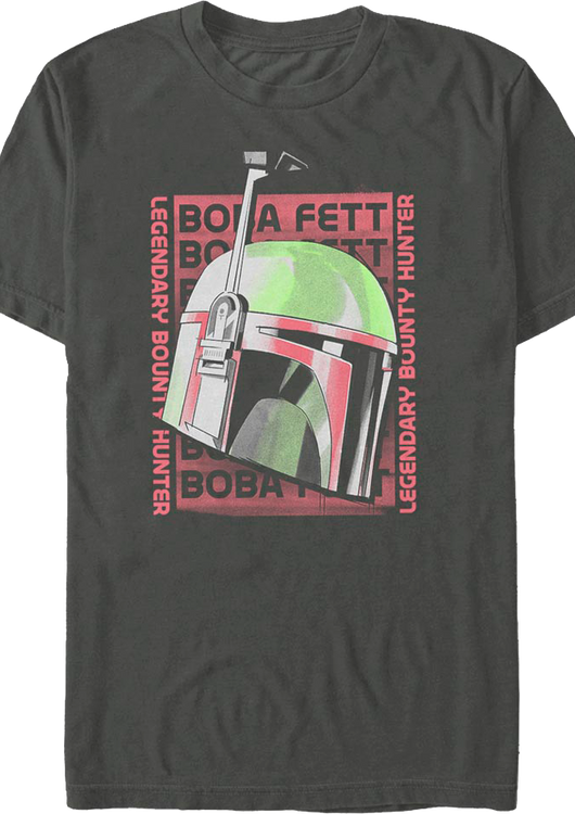 Legendary Bounty Hunter Boba Fett Star Wars T-Shirt - main product image