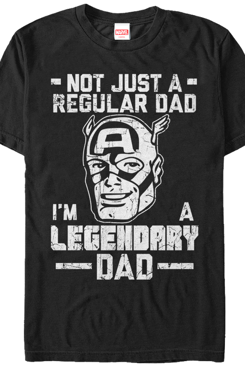 Legendary Dad Captain America T-Shirtmain product image