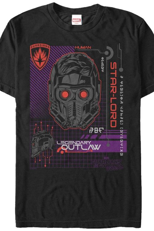 Legendary Outlaw Star-Lord T-Shirtmain product image