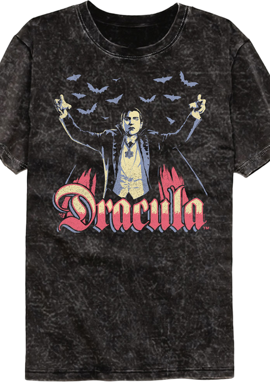 Legendary Vampire Dracula Mineral Wash T-Shirt - main product image
