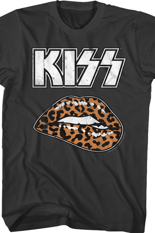 Leopard Lips KISS T-Shirtmain product image