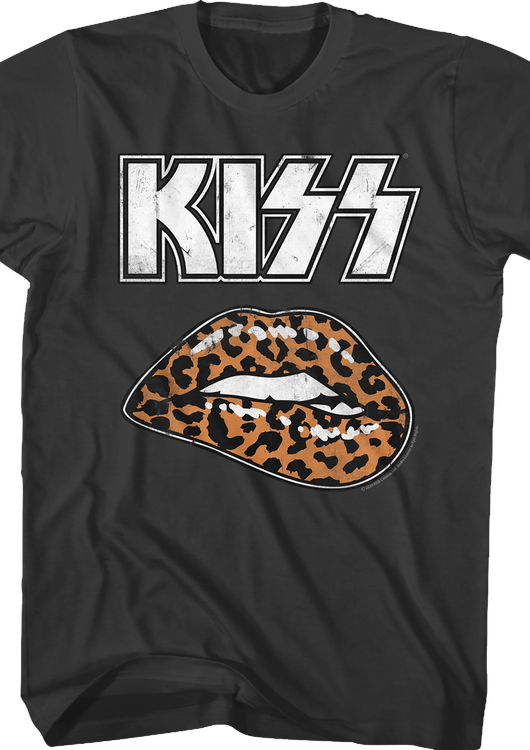 Leopard Lips KISS T-Shirt - main product image
