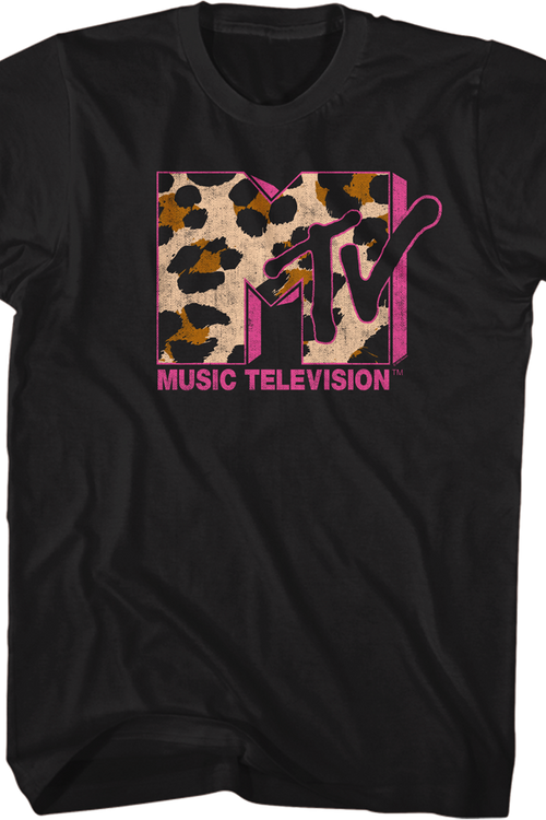 Leopard Print Logo MTV Shirtmain product image