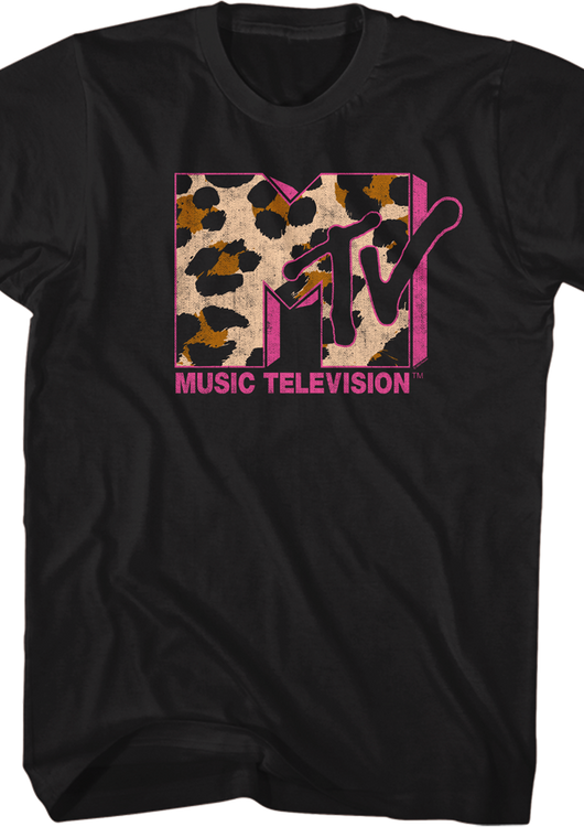 Leopard Print Logo MTV Shirt - main product image