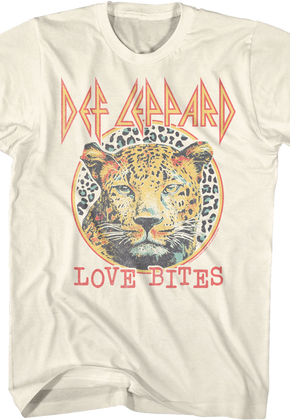 Leopard Print Love Bites Def Leppard T-Shirt