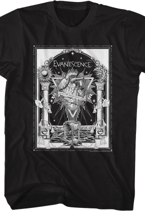 Let All The Broken Pieces Shine Evanescence T-Shirt