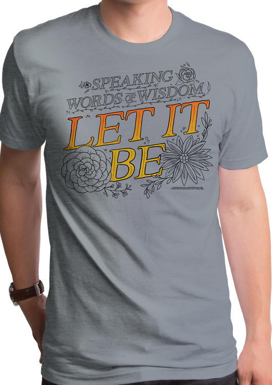 Let It Be Lyrics Beatles T-Shirt - main product image