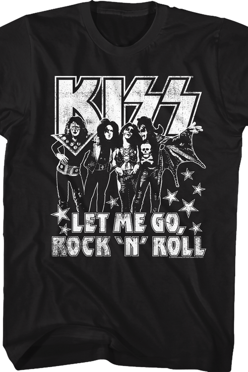 Let Me Go Rock 'N' Roll Kiss T-Shirtmain product image