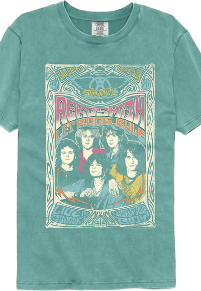 Let Rock Rule Aerosmith Comfort Colors Brand T-Shirt