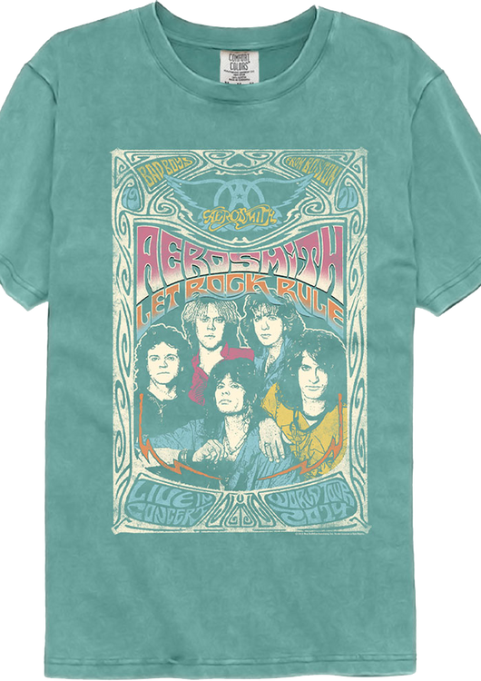 Let Rock Rule Aerosmith Comfort Colors Brand T-Shirt - main product image