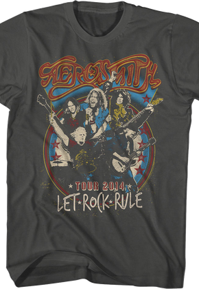 Let Rock Rule Collage Aerosmith T-Shirt