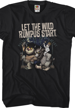 Let The Wild Rumpus Start Where The Wild Things Are T-Shirt