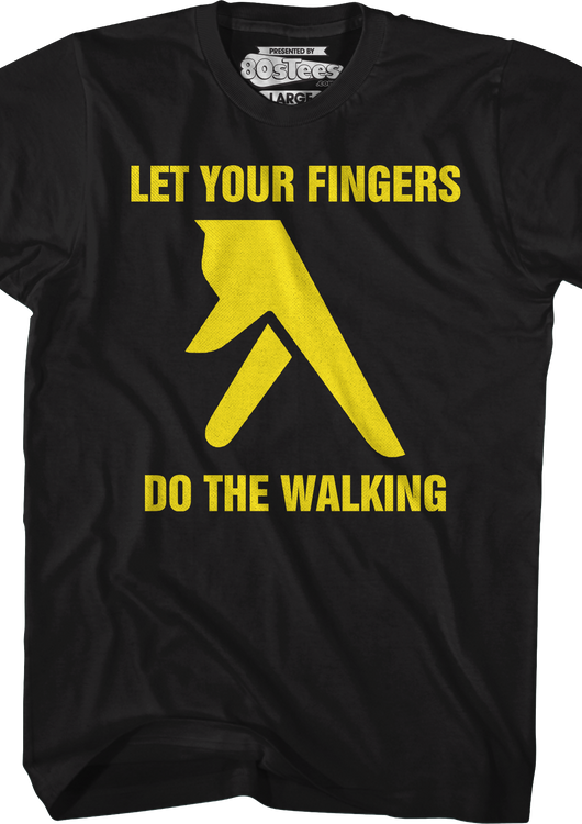 Let Your Fingers Do The Walking T-Shirt - main product image