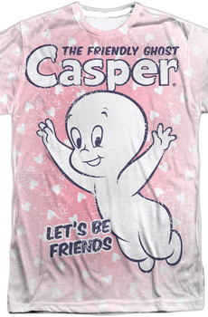 Let's Be Friends Casper The Friendly Ghost T-Shirt
