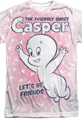 Let's Be Friends Casper The Friendly Ghost T-Shirt