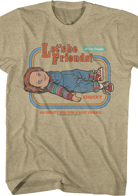 Let's Be Friends Child's Play T-Shirt - main product image