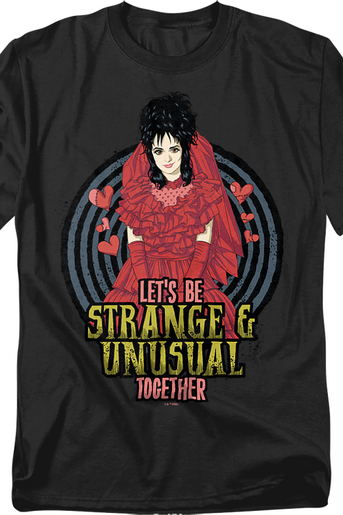 Let's Be Strange & Unusual Together Beetlejuice T-Shirtmain product image
