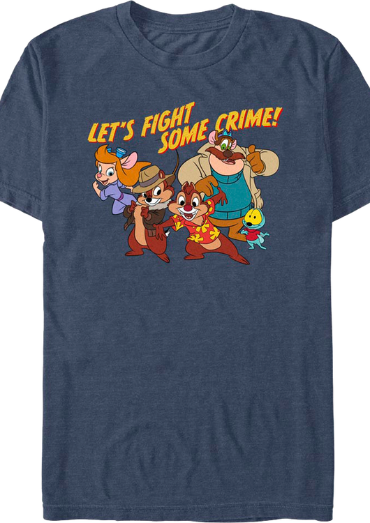 Let's Fight Some Crime Chip 'n Dale Rescue Rangers T-Shirt - main product image