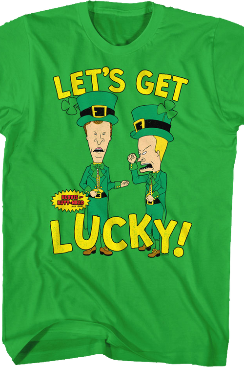 Let's Get Lucky Beavis And Butt-Head T-Shirt - main product image